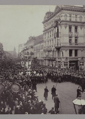 Pochód narodowy 1905 roku na Nowym Świecie