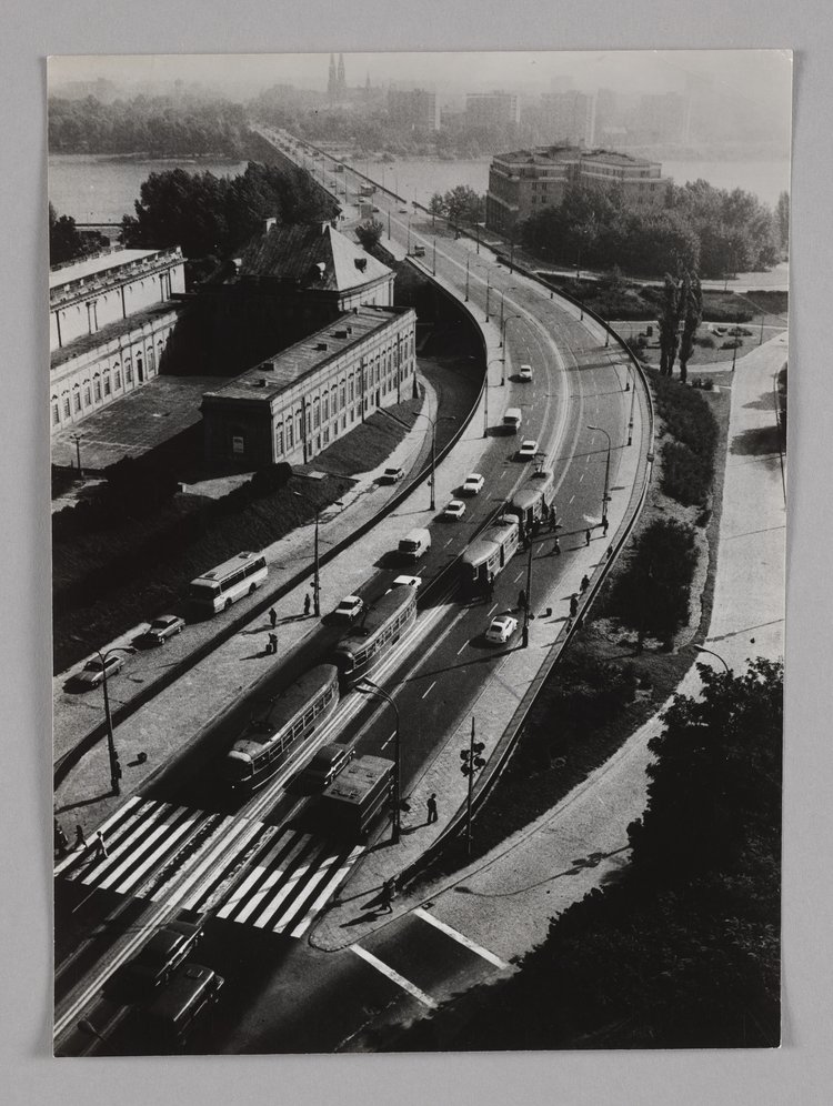 View of the East-West (W-Z) Route and the panorama of Praga