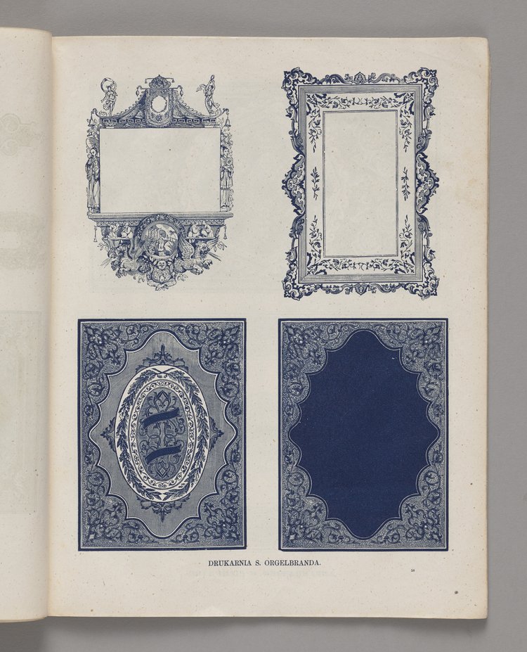 Wzory pism i ozdób drukarni S. Orgelbranda w Warszawie