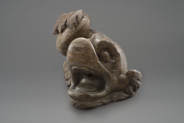 Delfin - fragment fontanny ogrodowej z Villa Regia (Pałacu Kazimierzowskiego)