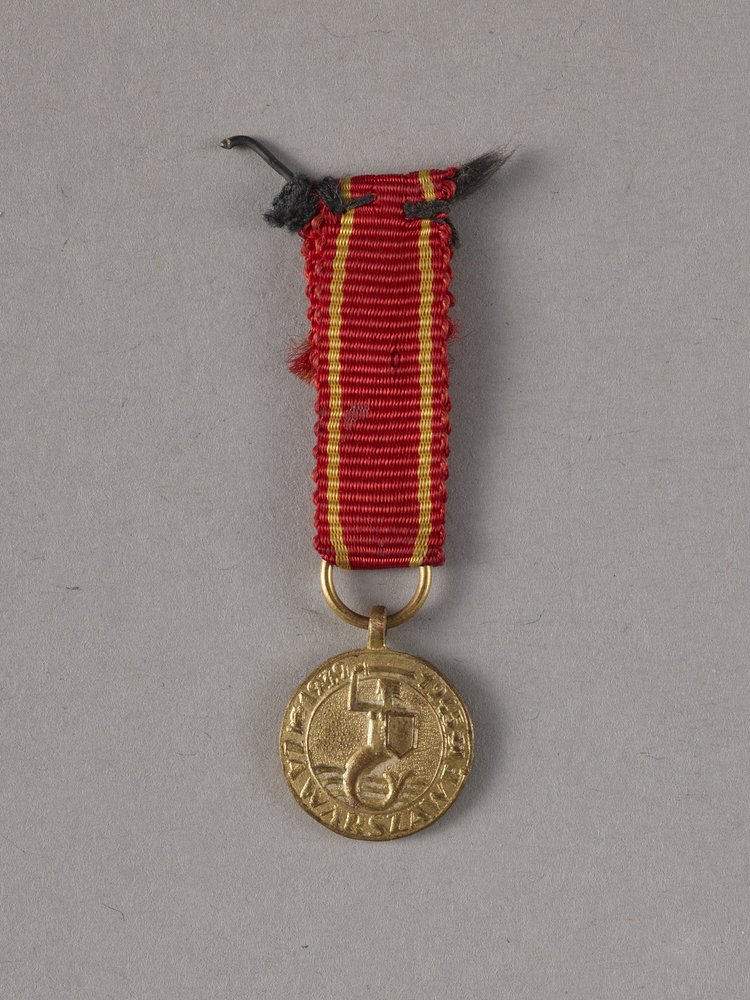 Miniatura Medalu za Warszawę 1939-1945