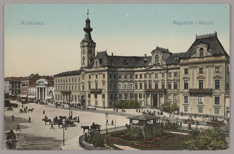 Ratusz przy placu Teatralnym (dawny pałac Jabłonowskich)