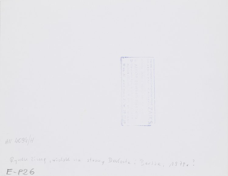 Rynek Starego Miasta zimą, widok na kamienice strony Dekerta i Barssa