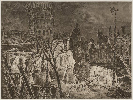 Widok PAST-y z ulicy Marszałkowskiej