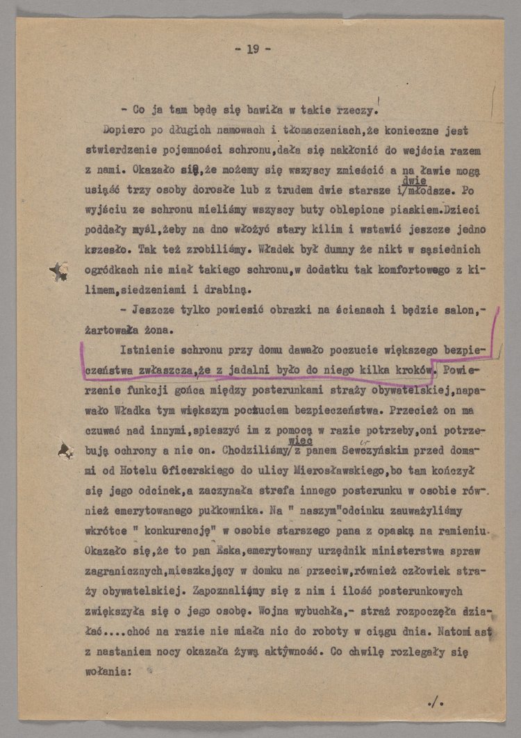 Pamiętnik (godło: 'BRAK') nadesłany na konkurs 'Pamiętnik Warszawiaka'