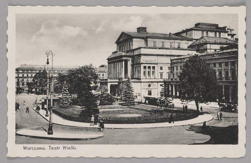 Plac Teatralny z gmachem Teatru Wielkiego