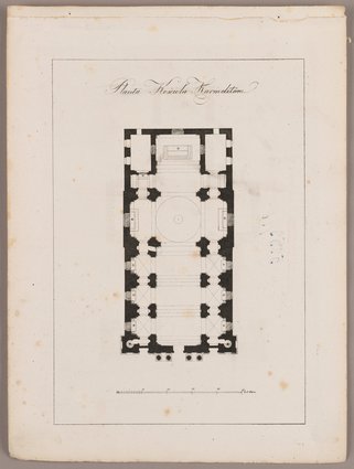 Planta kościoła Karmelitów (Plan kościoła Karmelitów)