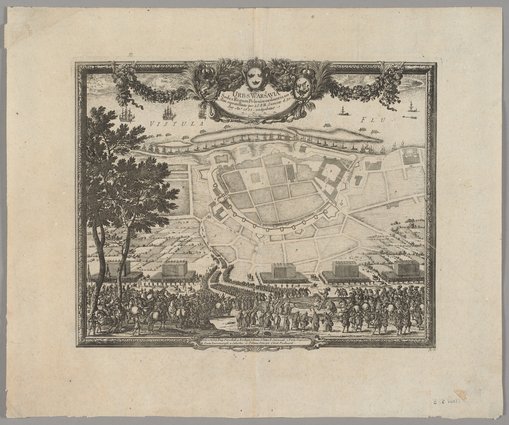 Urbs Warsavia Sedes Regum Poloniae (Miasto Warszawa siedziba Królów Polski), ok. 1:4000