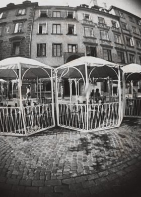 Rynek Starego Miasta, ogródek kawiarniany