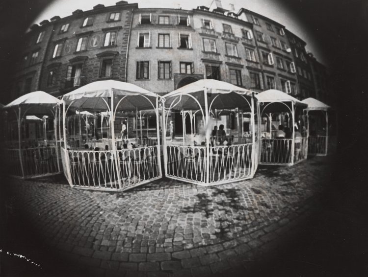 Rynek Starego Miasta, ogródek kawiarniany