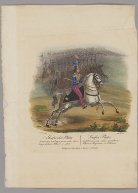 Emilia Plater konno na czele oddziału jazdy
