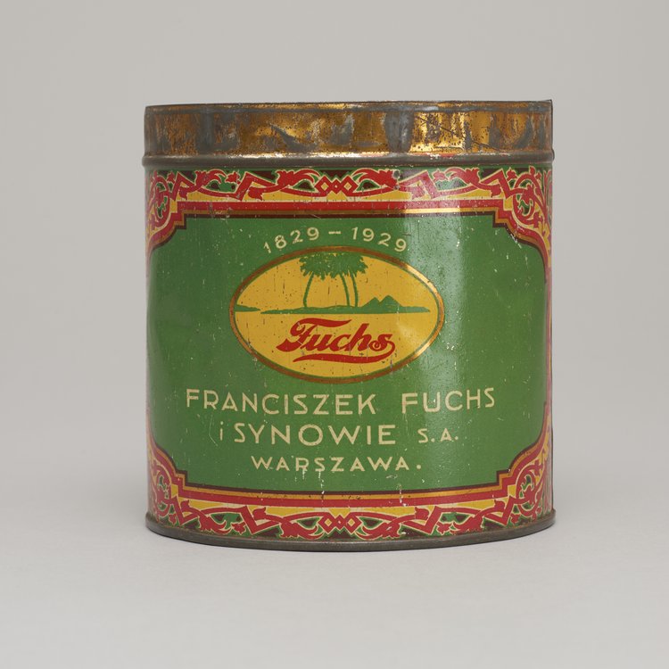 Puszka po karmelkach firmy Fuchs