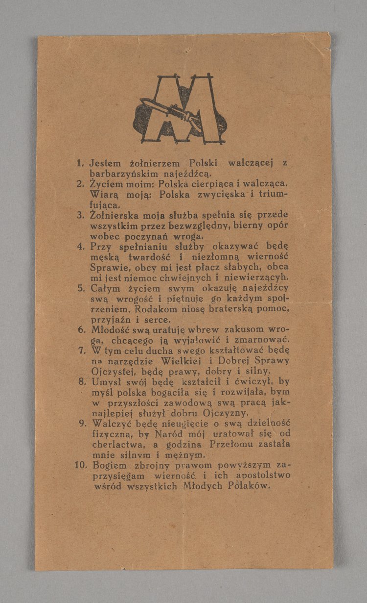 Broszura p.t. Katechizm M - wytyczne