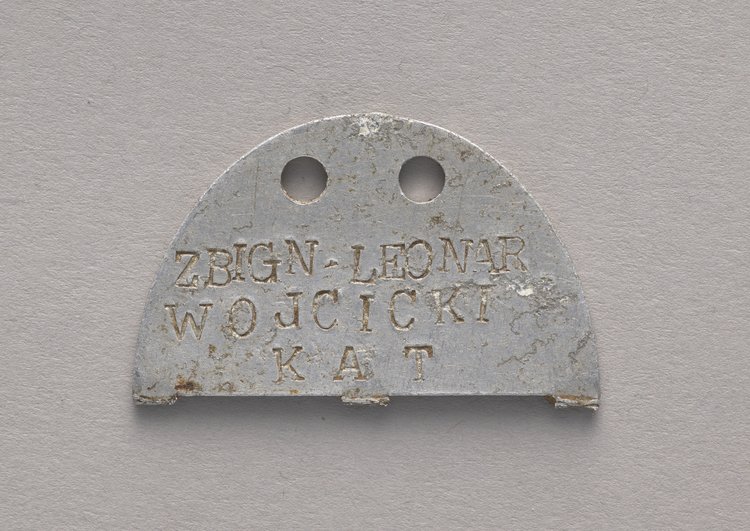 Połówka znaczka tożsamości wz. 1931 żołnierza Wojska Polskiego