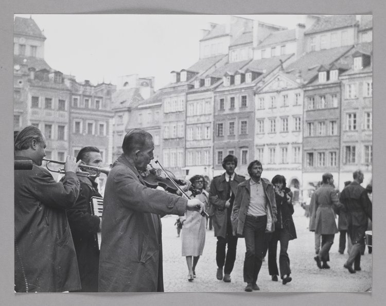 Street orchestra in the Old Town Market Square