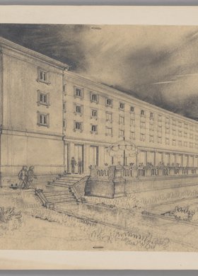 Budynek mieszkalny na Muranowie, projekt koncepcyjny