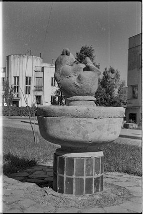 Rzeźba na ulicy Katowickiej