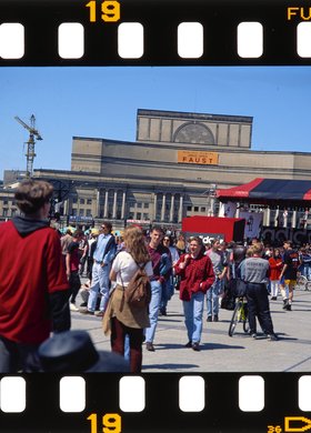 Impreza sportowa na placu Zwycięstwa