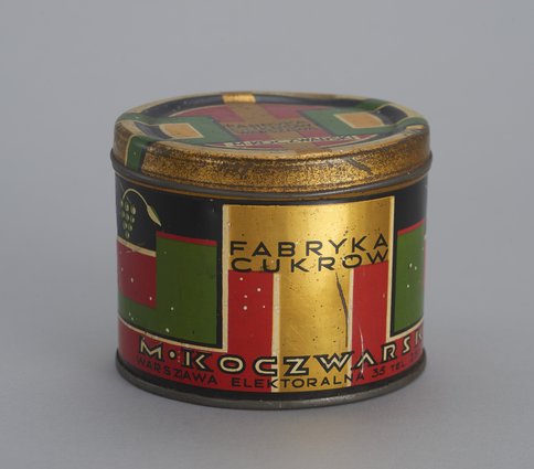 Puszka po cukierkach firmy M. Koczwarski