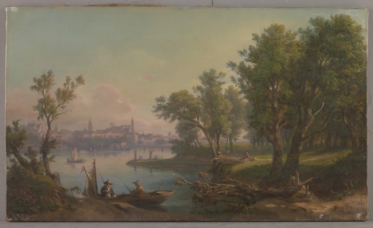 Widok Warszawy z Saskiej Kępy