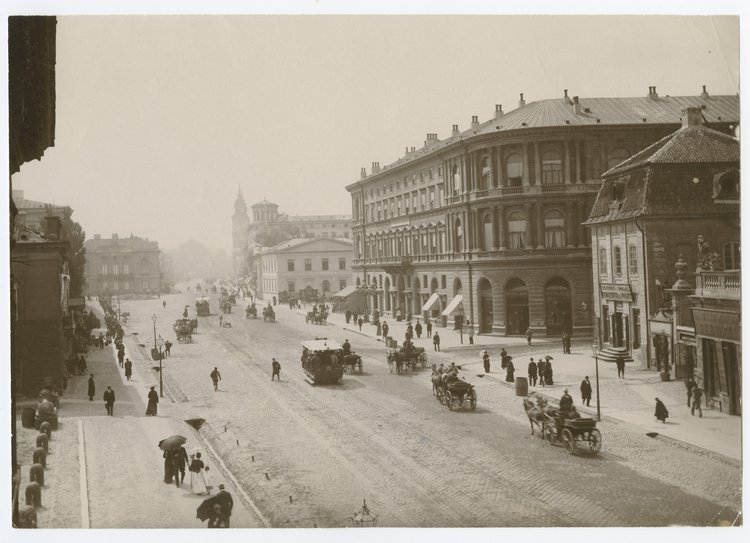 Widok Krakowskiego Przedmieścia