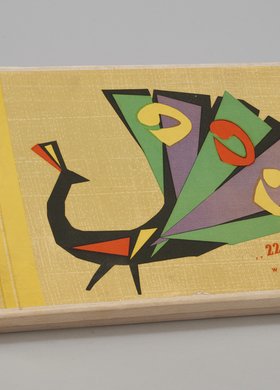 Pudełko z pawiem po czekoladkach deserowych ZPC 22 Lipca