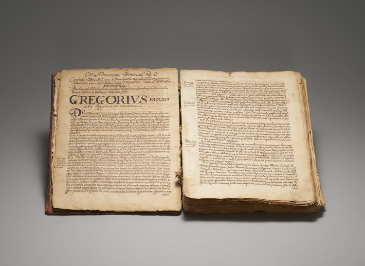 Tabula Censum-Księga ze sprawami ekonomicznymi Warszawskich Ojców Augustianów p.w. św. Marcina