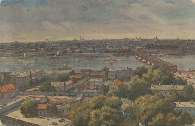 Panorama miasta z wieży kościoła św. Floriana