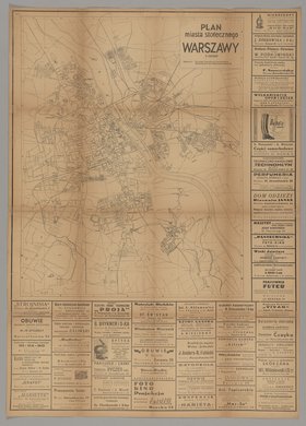 Plan miasta stołecznego Warszawy, skala 1:30000