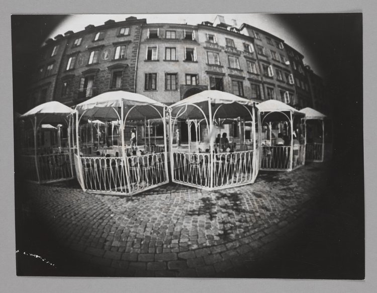 Rynek Starego Miasta, ogródek kawiarniany