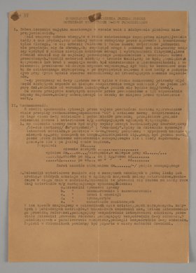 Broszura konspiracyjna p.t. Gospodarcze zarządzenia przed alarmowe dotyczące wszystkich dowódców pododdziałów