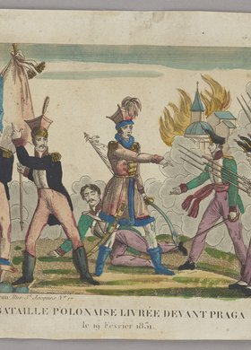 Bataille polonaise livrée devant Praga (Bitwa stoczona na przedpolach Pragi )