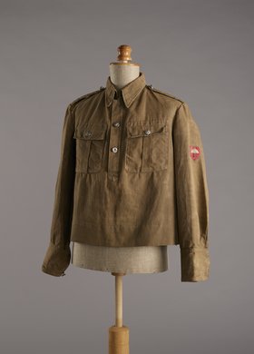 Bluza mundurowa Włodzimierza Rajmunda Cabana, ps. Ryś, Kajtek, z 1 kompanii Batalionu AK Parasol