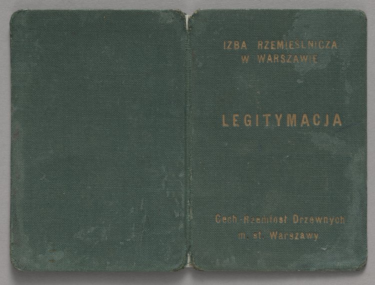 Legitymacja członkowska Edwarda Manitiusa