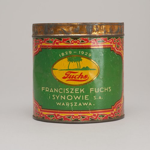 Puszka po karmelkach firmy Fuchs