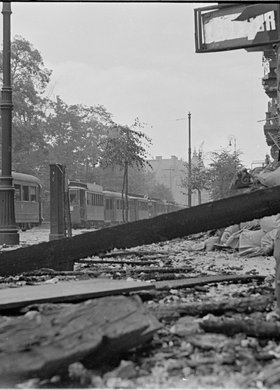 Unieruchomione tramwaje na ulicy Królewskiej