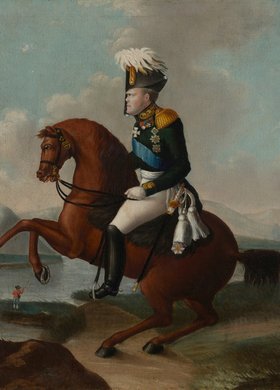 Portret Wielkiego Księcia Konstantego (1779-1831) na koniu