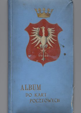 Album do kart pocztowych z orłem