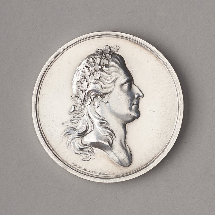 Stanisław August. Medal nagrodowy Komisji Edukacji Narodowej