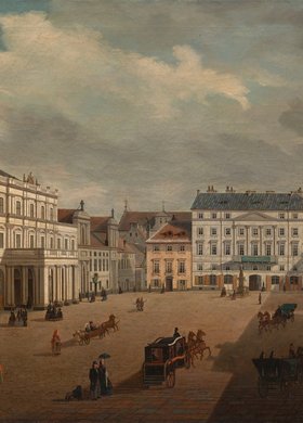 Widok Krakowskiego Przedmieścia