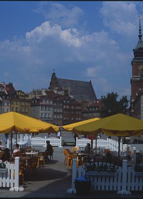 Ogródek restauracji Literacka