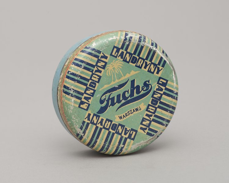 Pudełko po landrynkach firmy Fuchs