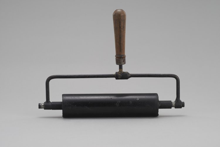 Wałek z jednym uchwytem do nakładania farby drukarskiej