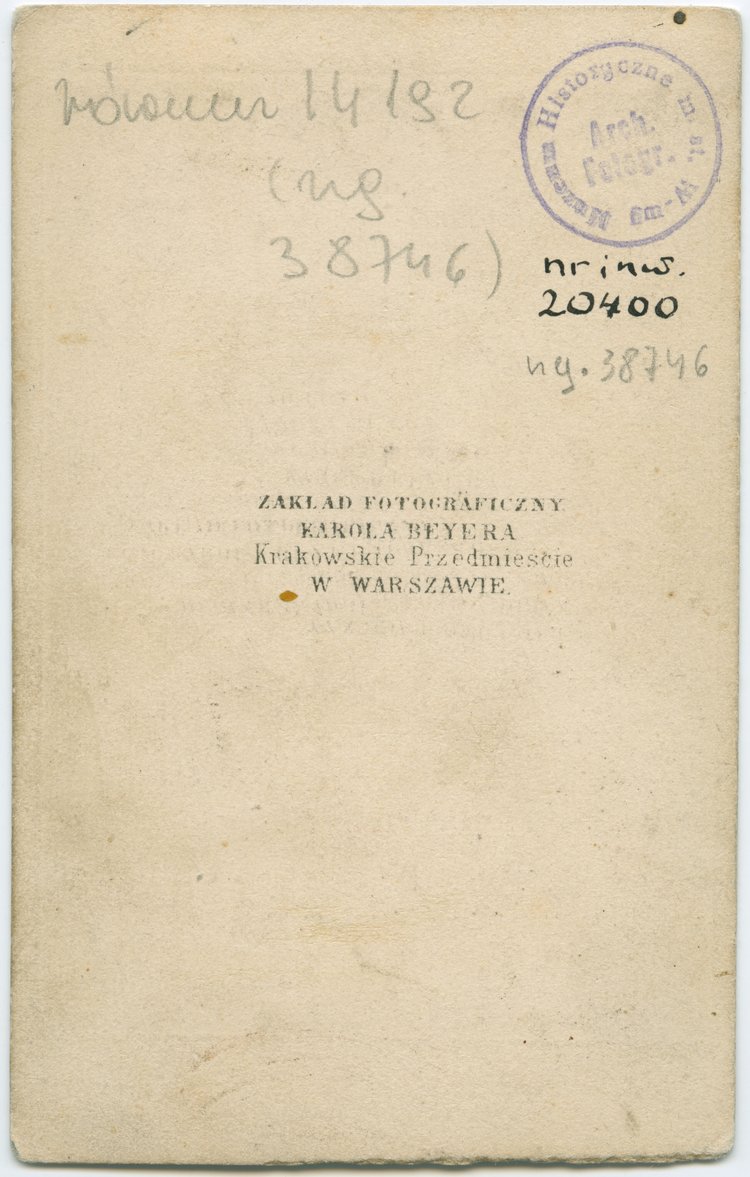 Portret Ksawerego Szlenkiera, Karola Beyera i Jakuba Piotrowskiego, członków Delegacji Miejskiej 1861