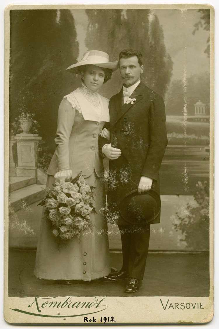 Portret ślubny Anny Szczyglińskiej i Adama Wybrańca