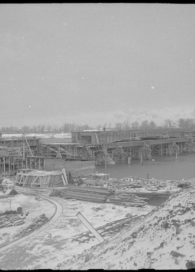 Budowa mostu Śląsko-Dąbrowskiego