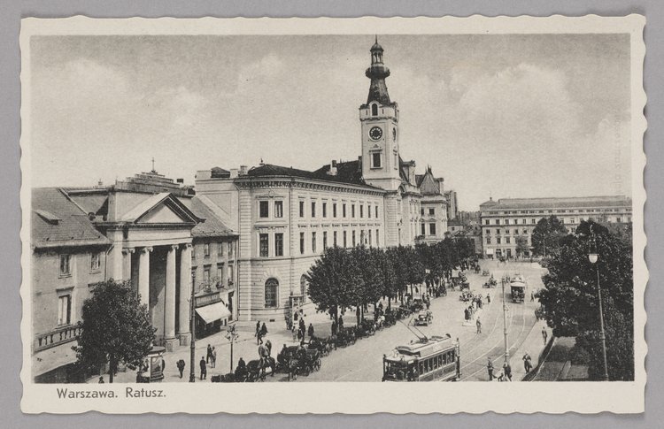 Kościół św. Andrzeja i Ratusz na placu Teatralnym