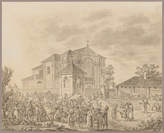 Widok kościoła w Rokitnie