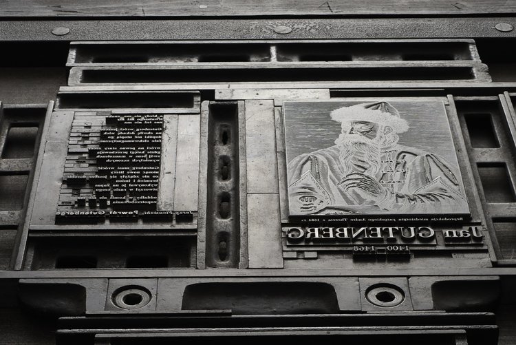 Prasa drukarska dociskowa (rekonstrukcja)