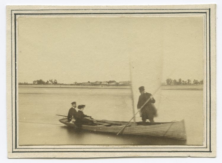 Łódź żaglowa na Wiśle